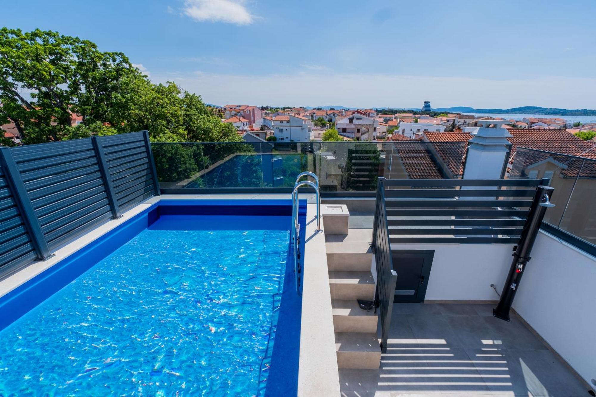 Three-Bedroom Premium Holiday Home Atmosfera With Private Pool&Sauna Vodice Exterior photo